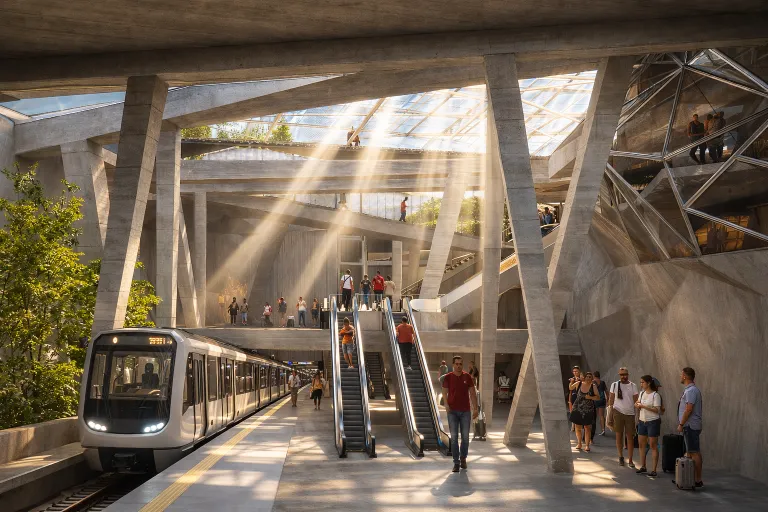 Concours pour la construction d'une Station de Métro à Copenhague