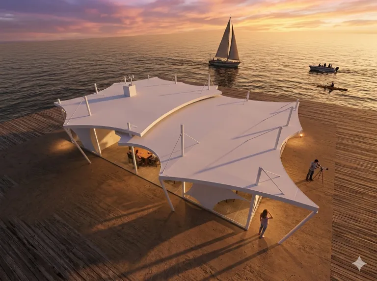 Construction d'une Aire de Convivialité pour plaisanciers à Port Leucate 